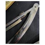 Vintage Shaving Razor Collection: Hackett Waltham Safety Razor & Antique Straight Razors