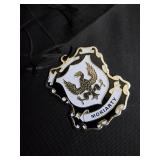 Sharp Quartz Watch with Lutheran Medal Pendant, Moriarty Crest & Fleur-de-Lis Jewelry