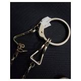 Sharp Quartz Watch with Lutheran Medal Pendant, Moriarty Crest & Fleur-de-Lis Jewelry