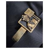 Assorted Gold-Tone Jewelry - Cufflinks, Tie Clips, Money Clips & Pendants