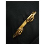 Assorted Gold-Tone Jewelry - Cufflinks, Tie Clips, Money Clips & Pendants