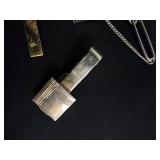 Assorted Gold-Tone Jewelry - Cufflinks, Tie Clips, Money Clips & Pendants