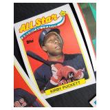 Topps Kirby Puckett All-Star Baseball Cards - Twins, Dave Winfield, Fran Tarkenton
