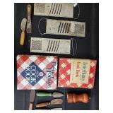 Buffton Slaw Cutter Co. Slaw Cutter - Vintage Manual Kitchen Slicer w/ 3 Blades