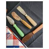 Buffton Slaw Cutter Co. Slaw Cutter - Vintage Manual Kitchen Slicer w/ 3 Blades