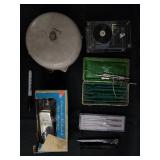 Telbell TB-593 Ringer Unit & Vintage Sewing Attachments & Hardware Set