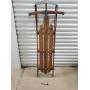 Explorer Wooden Sled with Metal Runners - Vintage Toboggan