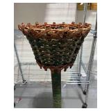 Vintage 30" Wicker Plant Stand