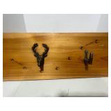 Cute Man Cave Coat Hanger Bullets and Bucks