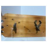 Cute Man Cave Coat Hanger Bullets and Bucks