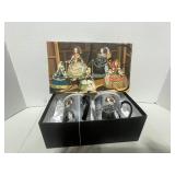 New Giordano Di Ponzano Queens Set of Two Espresso Cups in Gift Box