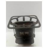 Antique 1880 Gardner Mass USA. Union Cast Sad Iron Kerosene Stove Heater with Mica Windows