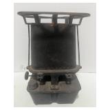 Antique 1880 Gardner Mass USA. Union Cast Sad Iron Kerosene Stove Heater with Mica Windows