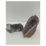 Two Amethyst Geodes