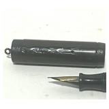 Vintage Midget Pendant Fountain Pen Warranted 14K USA Nib 3"