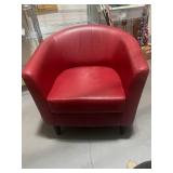 Excellent Red Side Chair Perfect Condition