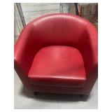 Excellent Red Side Chair Perfect Condition