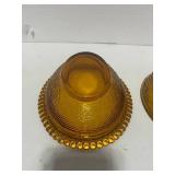 7" Amber Hen on Nest