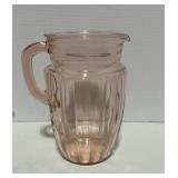Beautiful Pink Depression Pitcher