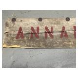 Barnwood Sign ANNANDALE 3