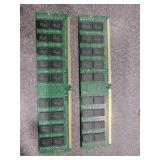 Lot of Used 128GB Of Ram (605271) Two 64GB DDR4 ECC Memory, UNTESTED/AS IS