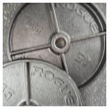 Rogue Black Steel 45lb. Plate Set