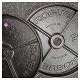 Rogue Black Steel 45lb. Plate Set
