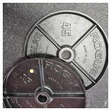 Rogue Black Steel 45lb. Plate Set
