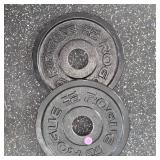 Rogue Black Steel 10lb. Plate Set