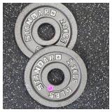Standard 5lb. Steel Plate Set