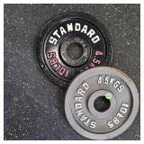 Standard 10lb. Steel Plate Set