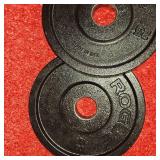 Rogue Black Steel 25lb. Plate Set