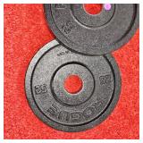 Rogue Black Steel 25lb. Plate Set