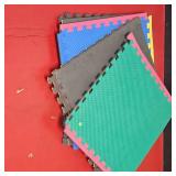 Square exercise mats