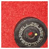 Barbell 25lb. Steel Plate Set