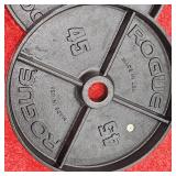 Rogue Black Steel 45lb. Plate Set