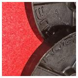 Rogue Black Steel 45lb. Plate Set