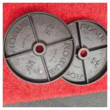Rogue Black Steel 45lb. Plate Set