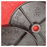 Rogue Black Steel 45lb. Plate Set