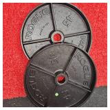Rogue Black Steel 45lb. Plate Set