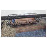 Wall Mounted Black Wire Baskets