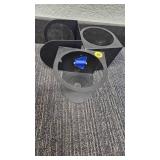 Wall Mounted Black Metal Bottle Holders