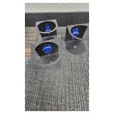 Wall Mounted Black Metal Bottle Holders