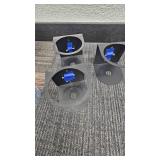 Wall Mounted Black Metal Bottle Holders