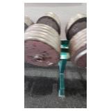 Heavy Dumbells & Rack