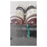 Heavy Dumbells & Rack