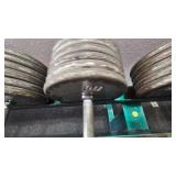 Heavy Dumbells & Rack