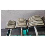 Heavy Dumbells & Rack
