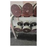 Dumbells and Rack