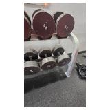 Dumbells and Rack